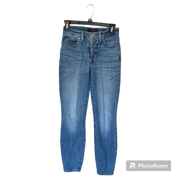 Lucky Brand Denim Jeans High Rise Skinny 0/25 Bridgette Women's Light Wash - Picture 1 of 6